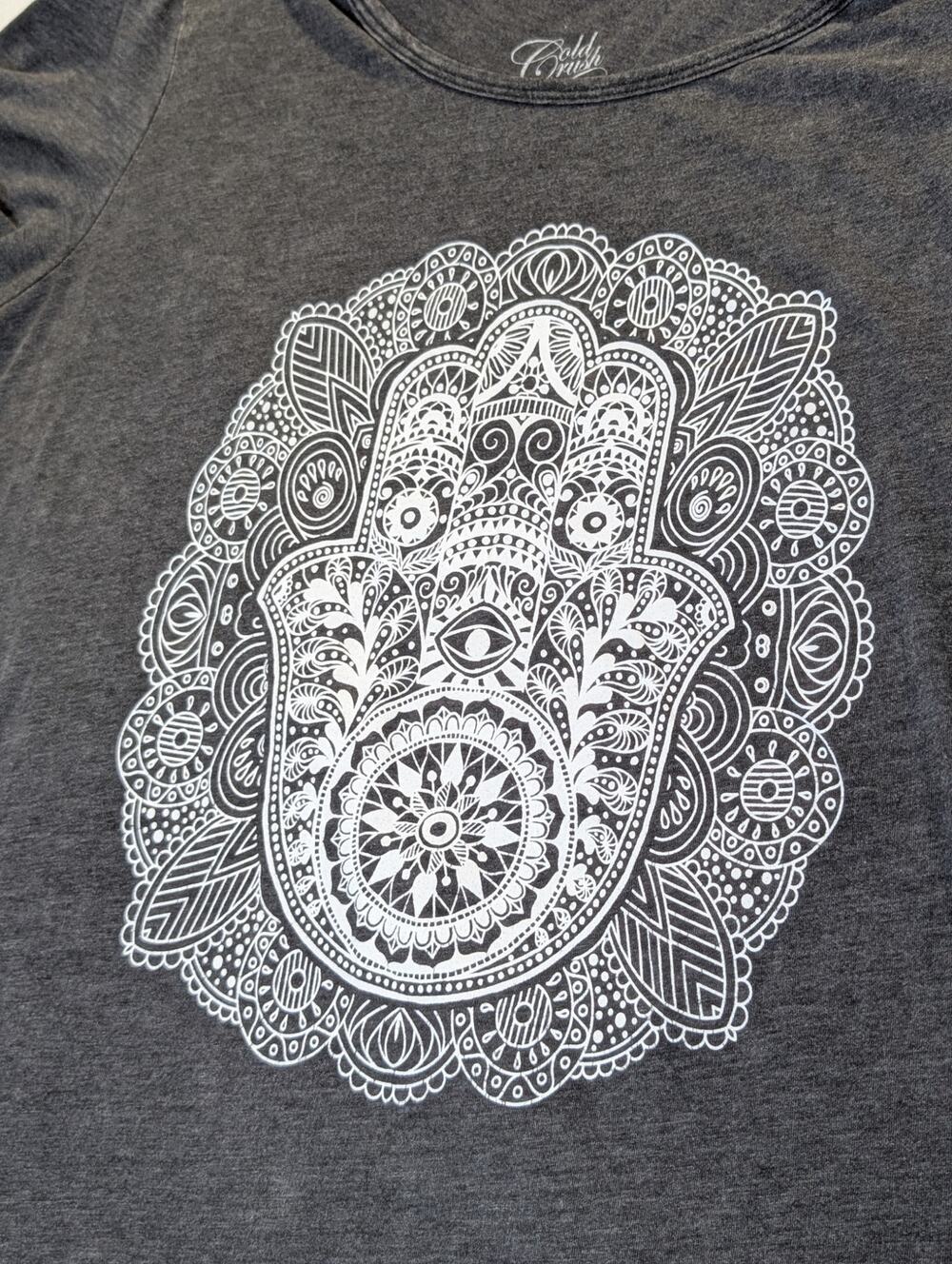 Cold Crush XL Graphic TShirt Charcoal Gray